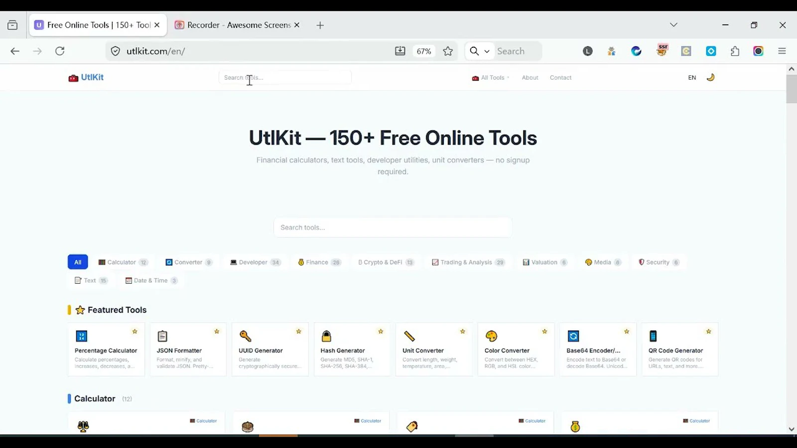 UtlKit screenshot 1 (video preview)