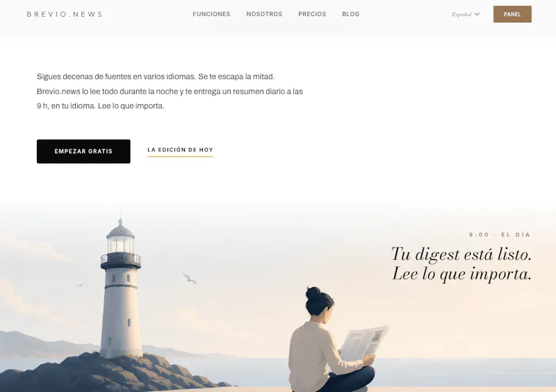 Brevio.news screenshot 4