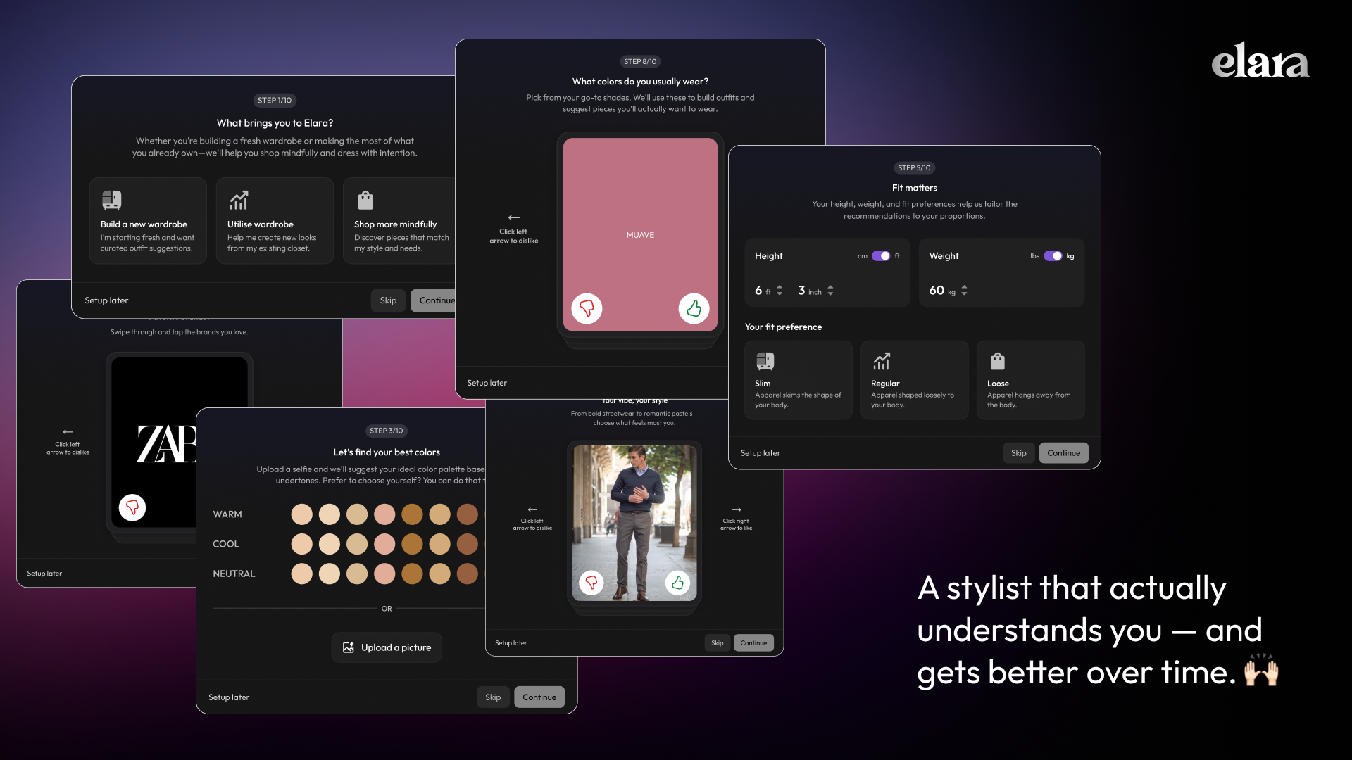 Elara - Your AI Powered Stylist - Screenshot 4 showing product features and functionality