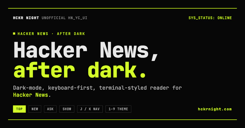 HCKR NIGHT screenshot 1