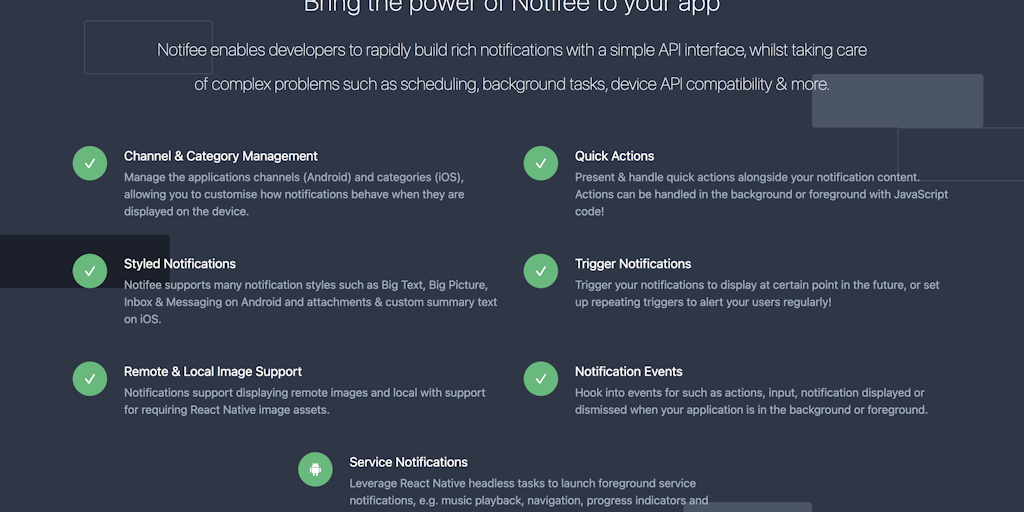 Notifee 🛎️: A feature rich 💰 notifications 🔔 library for React Native ...