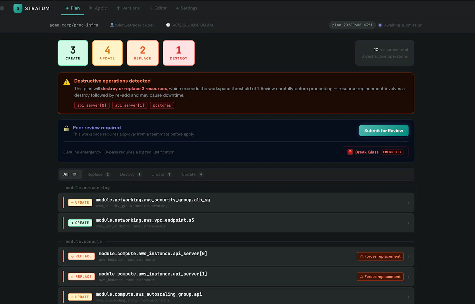 Stratum screenshot 1