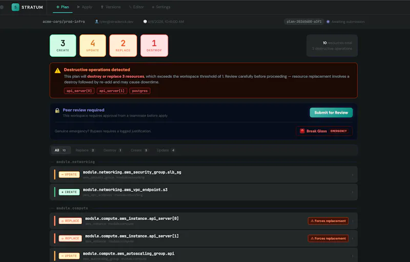 Stratum screenshot 1