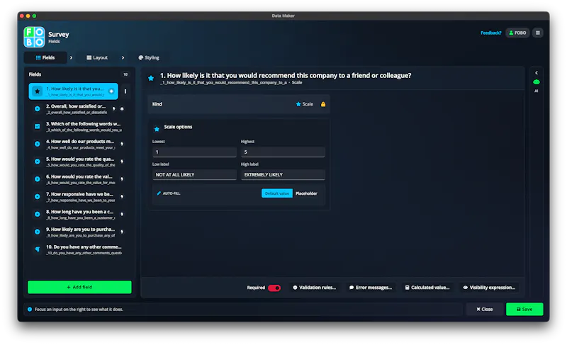 Data Maker screenshot 33