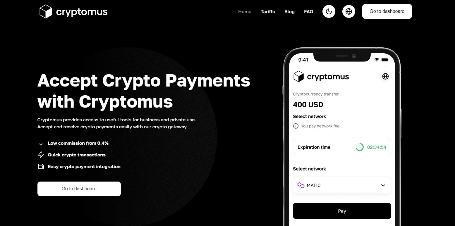 Media Cryptomus - Cryptomus.com là bộ xử lý thanh toán và ví ở một nơi 1