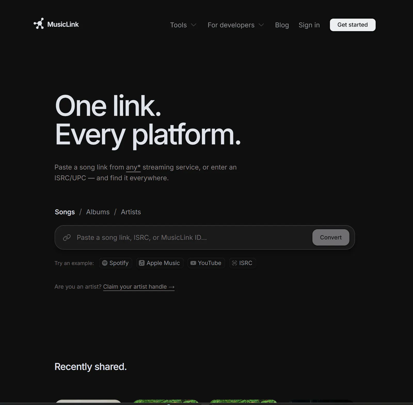 MusicLink screenshot 2