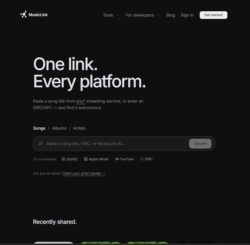 MusicLink screenshot 2
