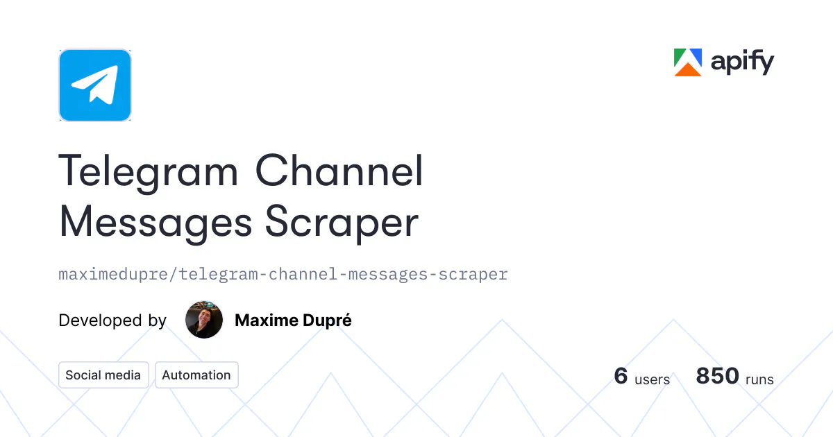 Telegram Channel Messages Scraper gallery image
