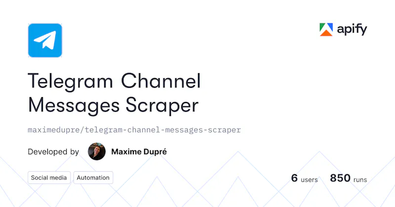 Telegram Channel Messages Scraper screenshot 1