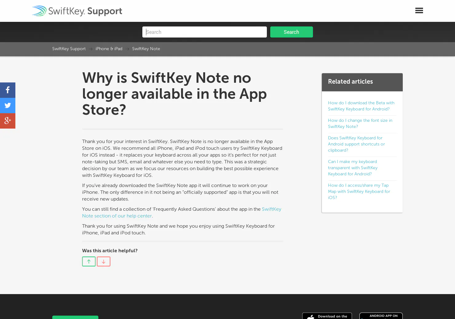 SwiftKey Note