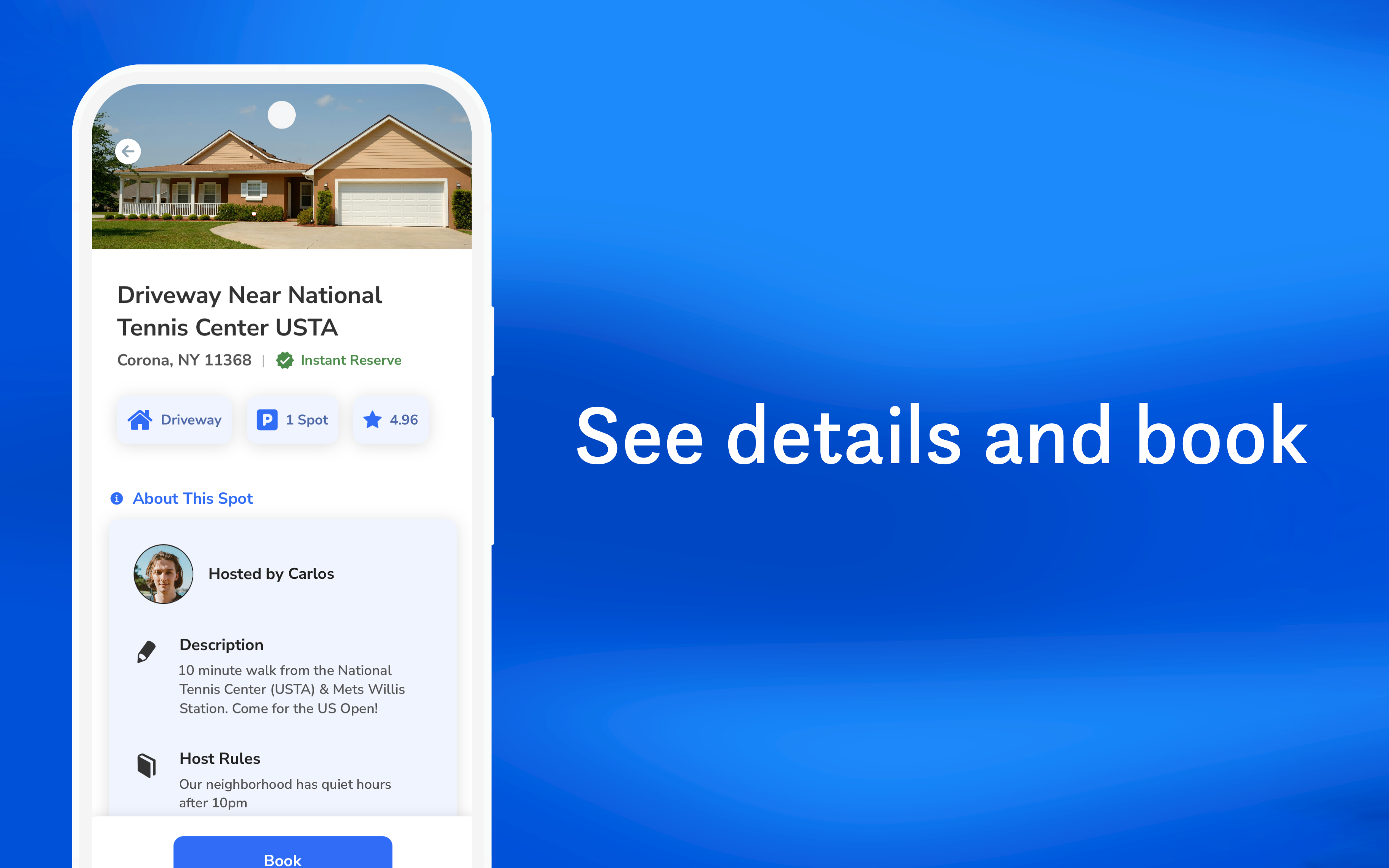Quarter - Rent or rent out your parking in an instant media 2