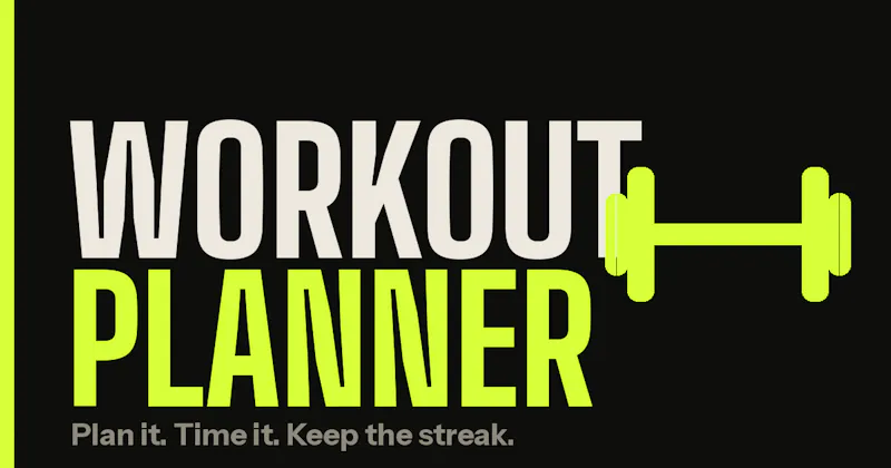 Workout Planner screenshot 2