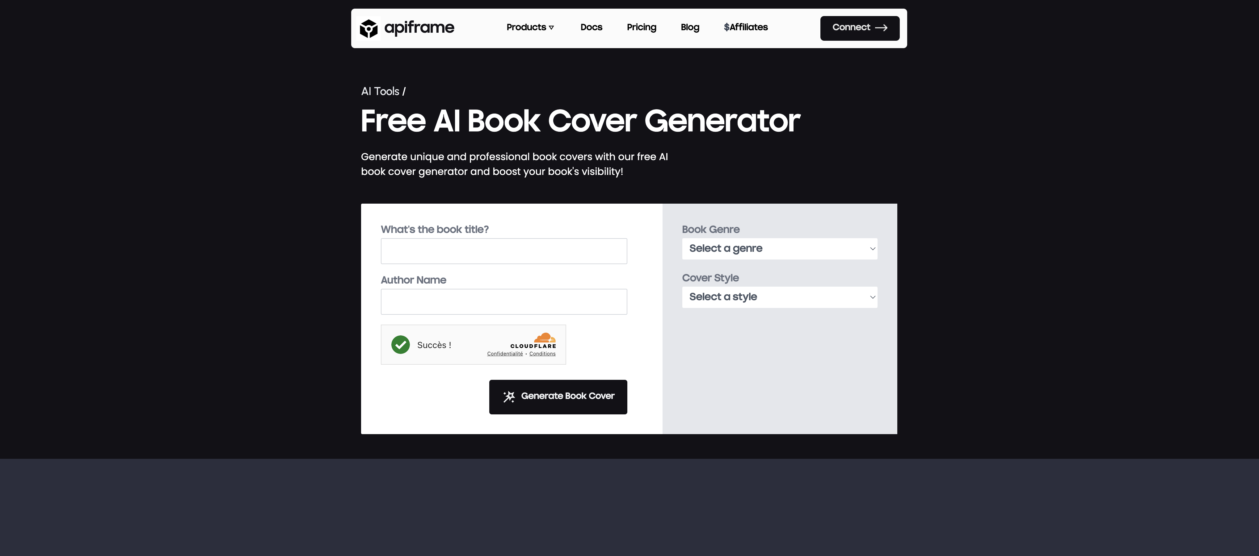 Free AI Book Cover Generator gallery image