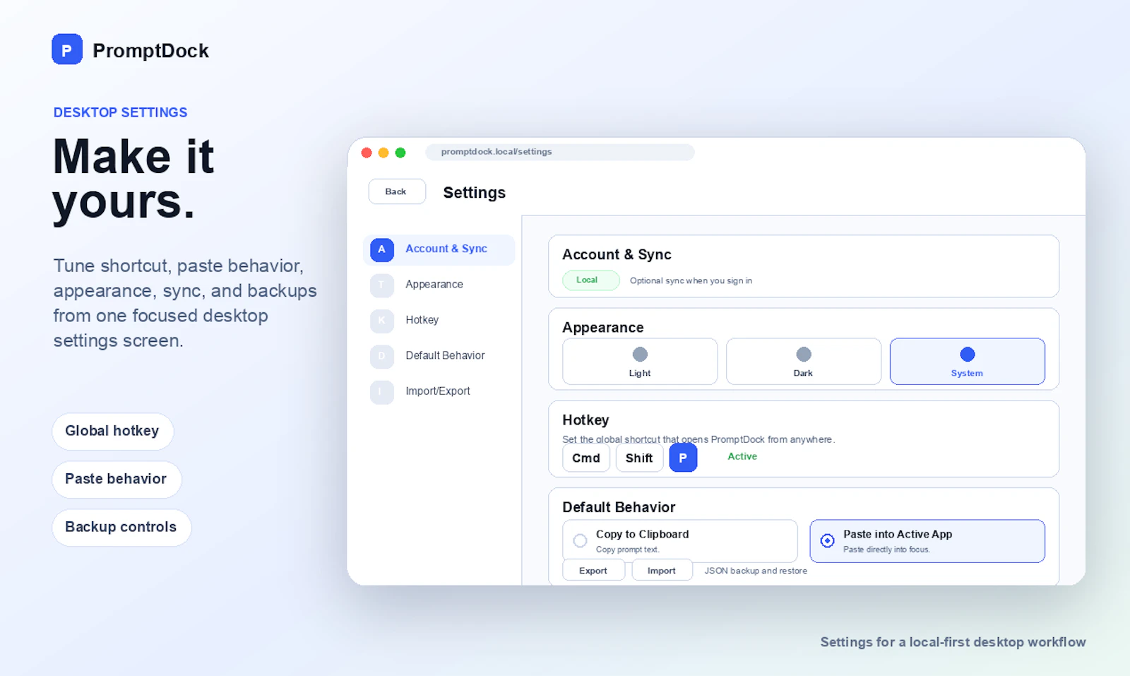 PromptDock screenshot 5
