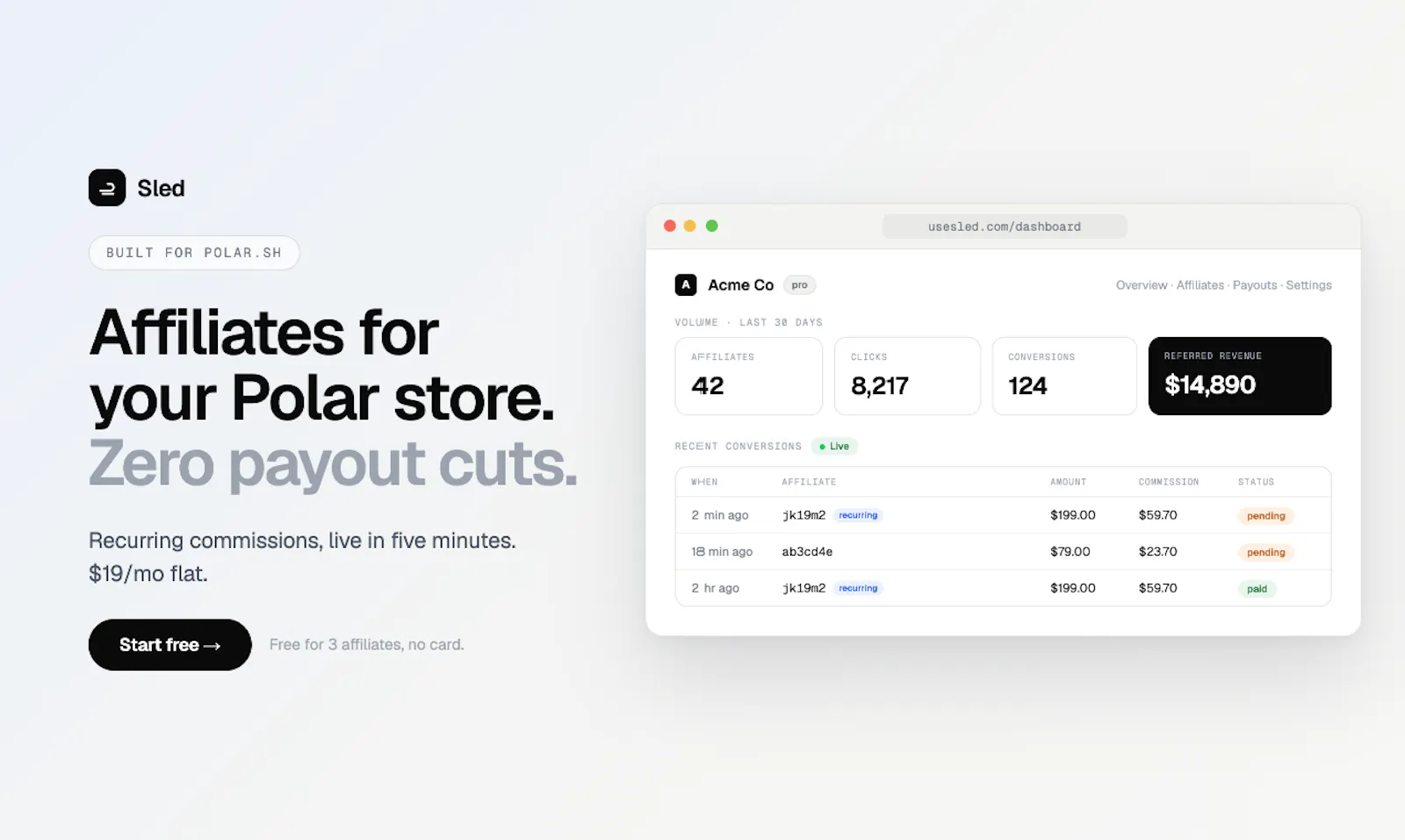 Sled screenshot 1