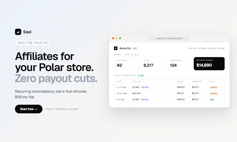 Sled screenshot 1