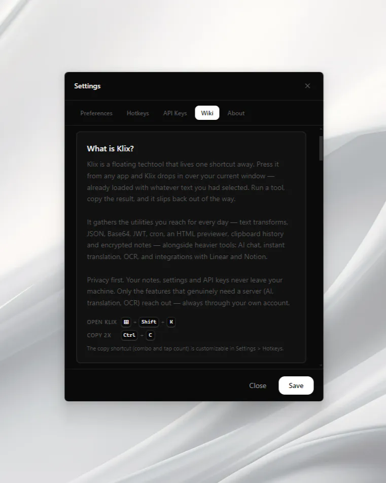 Klix: Tech Tool 截图 6