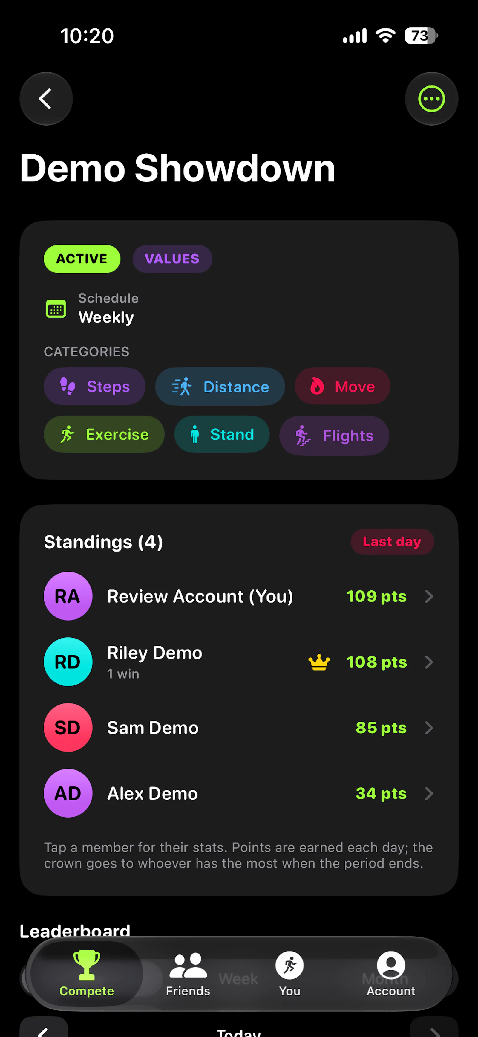 RivalRings screenshot 3