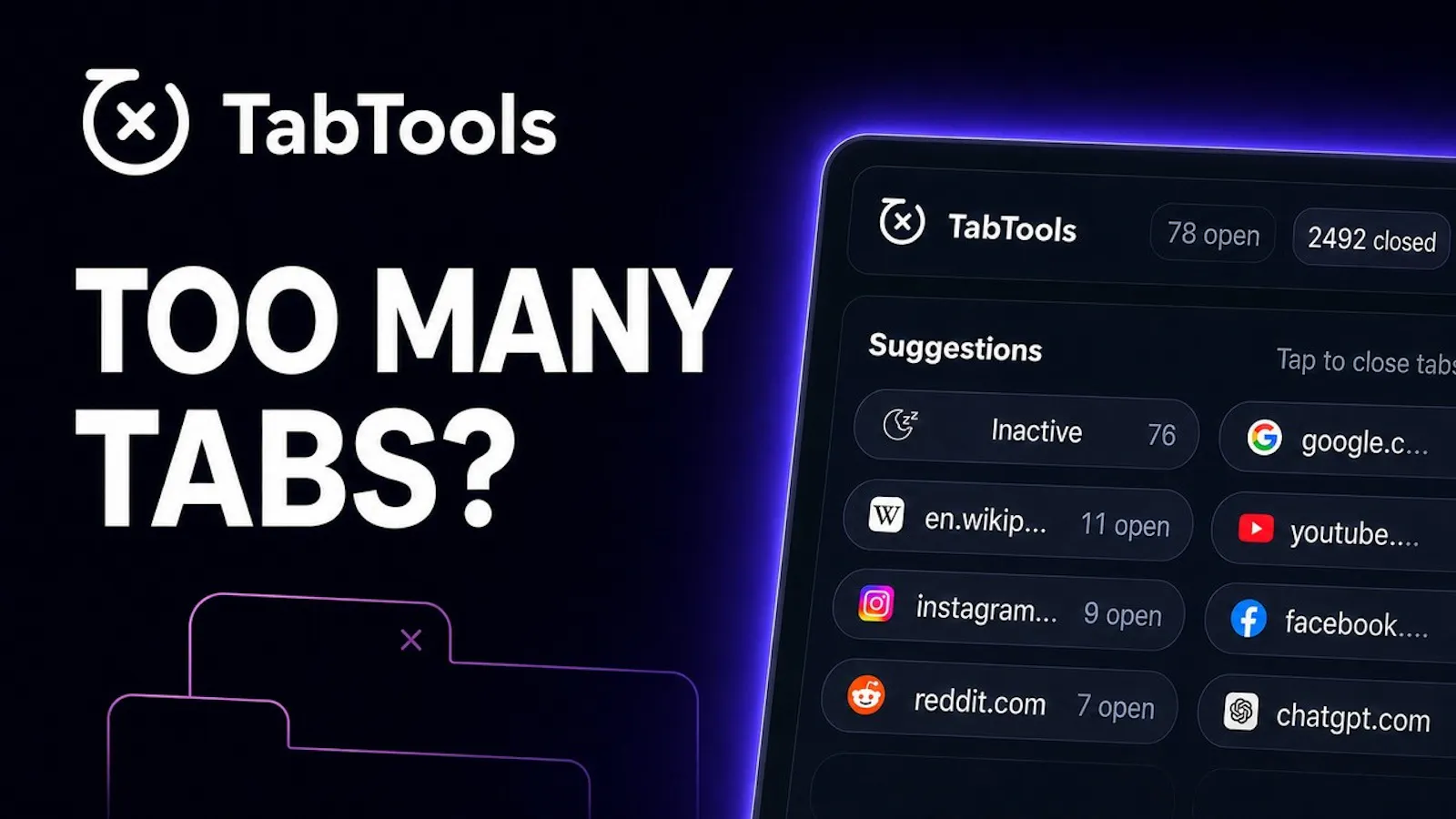TabTools screenshot 1 (video preview)