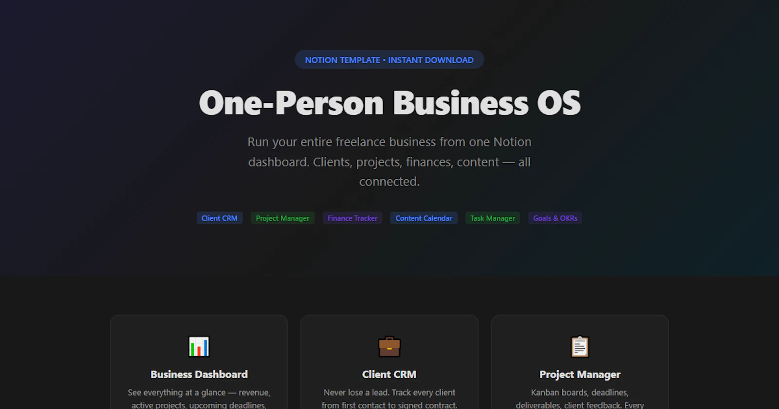 SoloBizOS screenshot 1