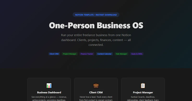 SoloBizOS screenshot 1