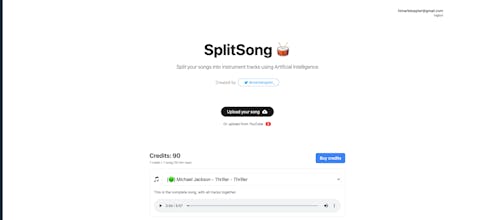 SplitSong.com gallery image