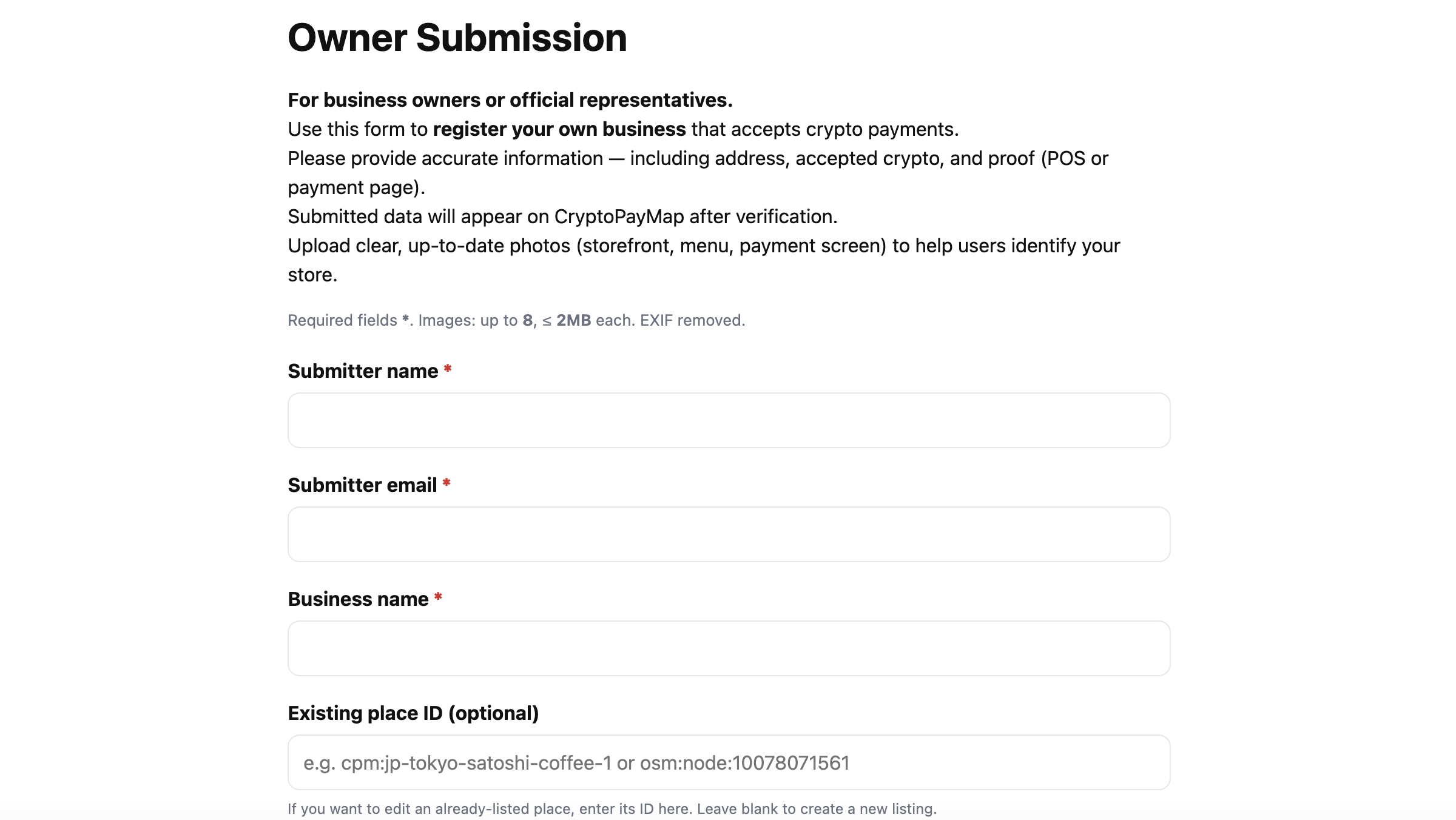 CryptoPayMap gallery image