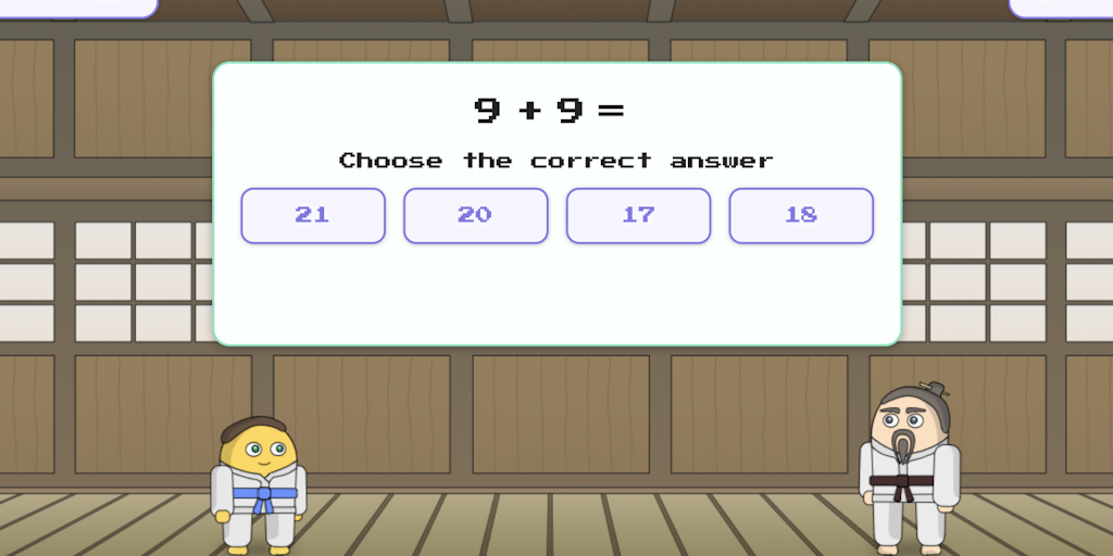 Karate Math Dojo: Educational adventure game for learning math facts ...