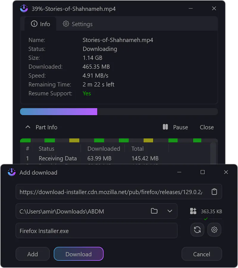 AB Download Manager screenshot 3
