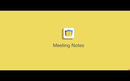 Meeting Notes media 1