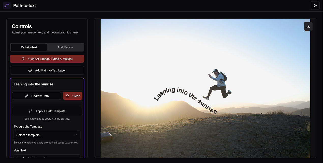 Path-to-text gallery image