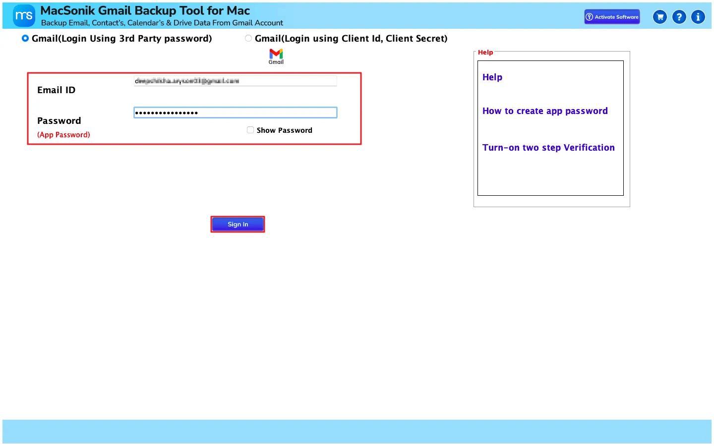 MacSonik Gmail to PDF Converter gallery image
