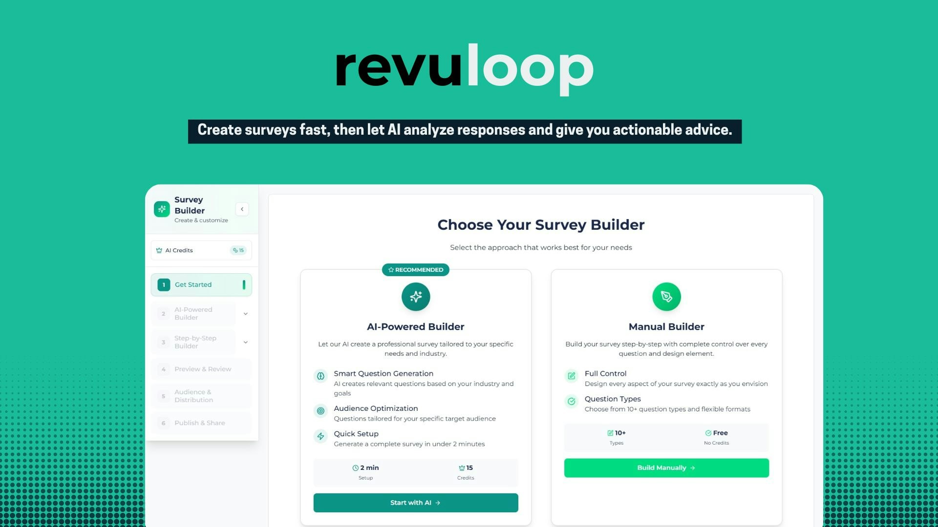 Média Révobéir - Construisez des enquêtes en quelques minutes.Obtenez des informations AI instantanément. 1