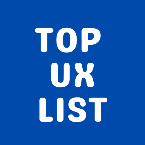 TOP UX LIST Weekly Update