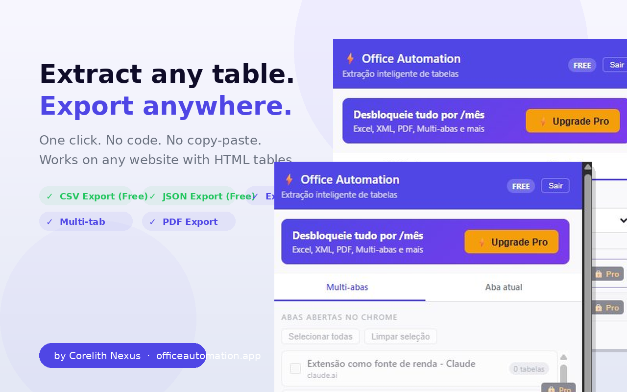 Office Automation — Extract Tables gallery image