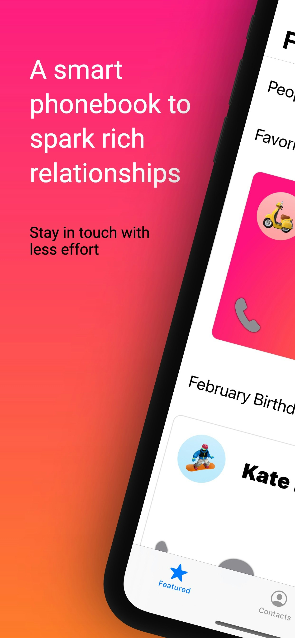 Sparkbook - A smart phonebook to spark rich relationships media 1