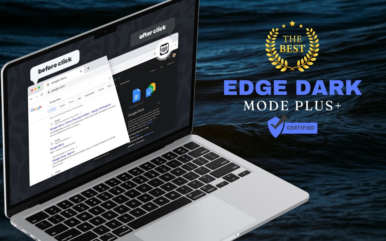 Edge Dark Mode Plus plus media 3