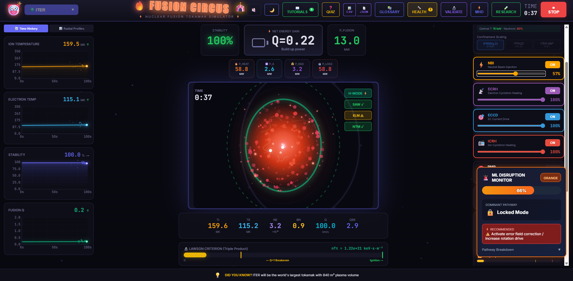 Nuclear Fusion sim FUSION CIRCUS beta gallery image