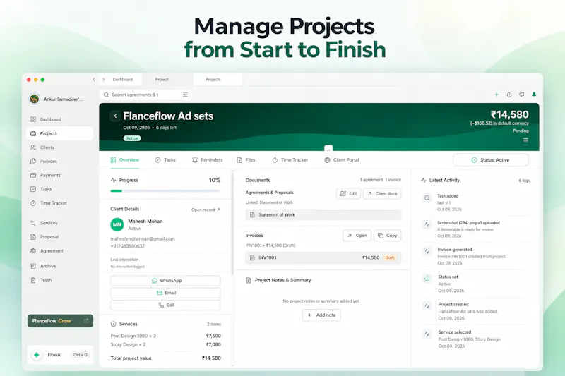 Flanceflow screenshot 2