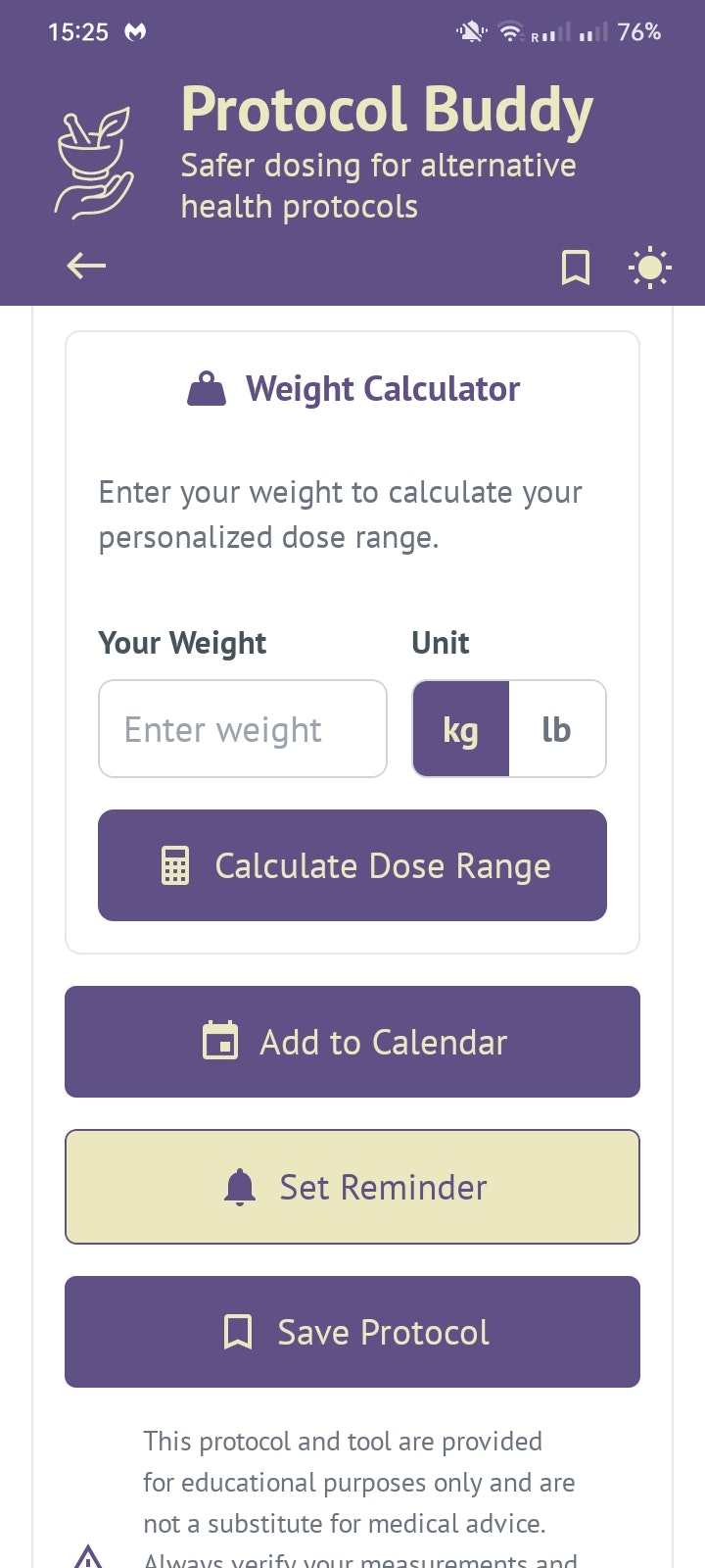 Protocol Buddy: Dose Tracker gallery image