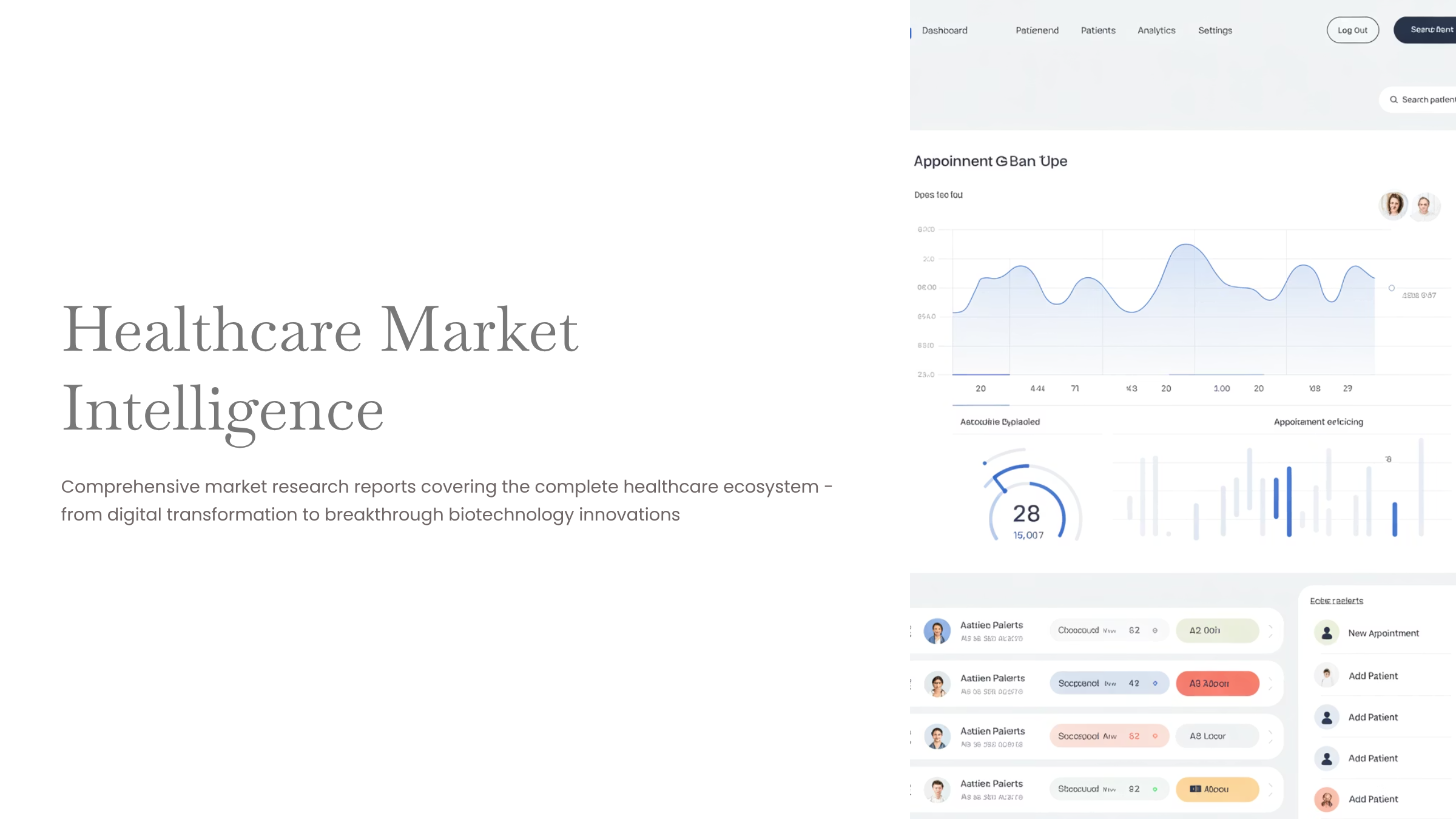 Média Rapport d'étude de marché des soins de santé - Où les soins de santé rencontrent l'intelligence du marché. 4
