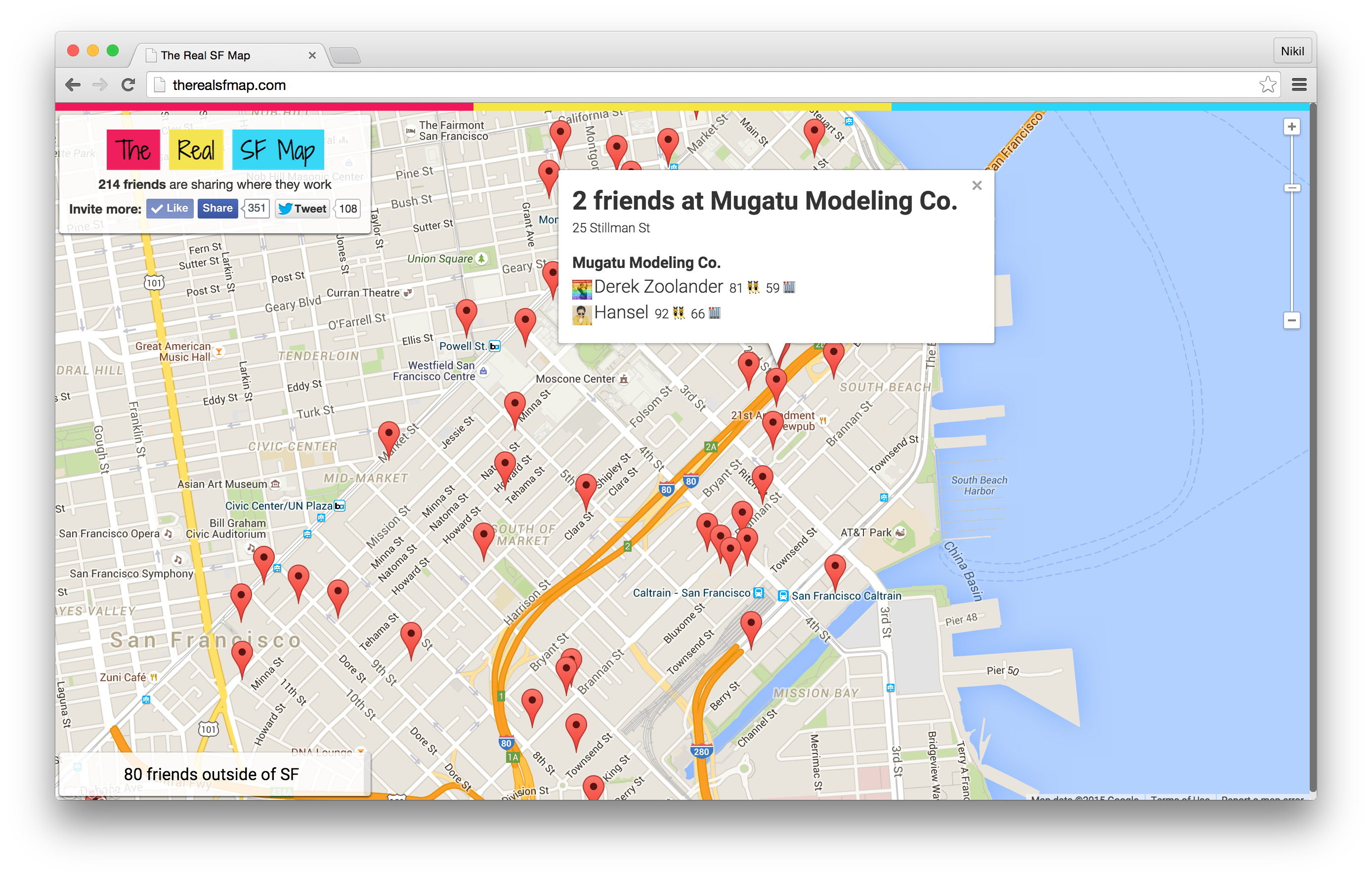 The Real SF Map gallery image