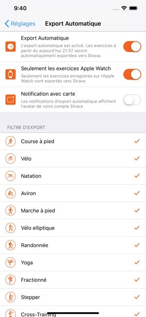 Workout Export gallery image