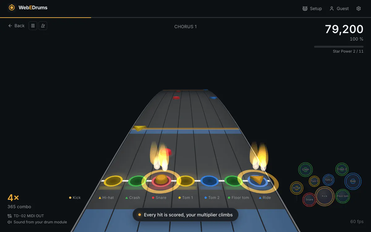 WebEDrums gallery image