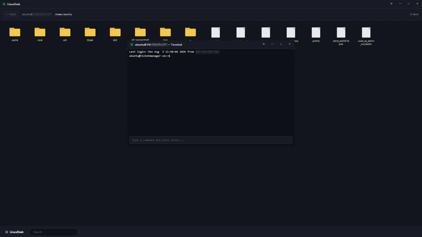 LinuxDesk — Linux Server Manager screenshot 3