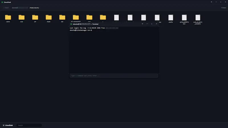 LinuxDesk — Linux Server Manager screenshot 3