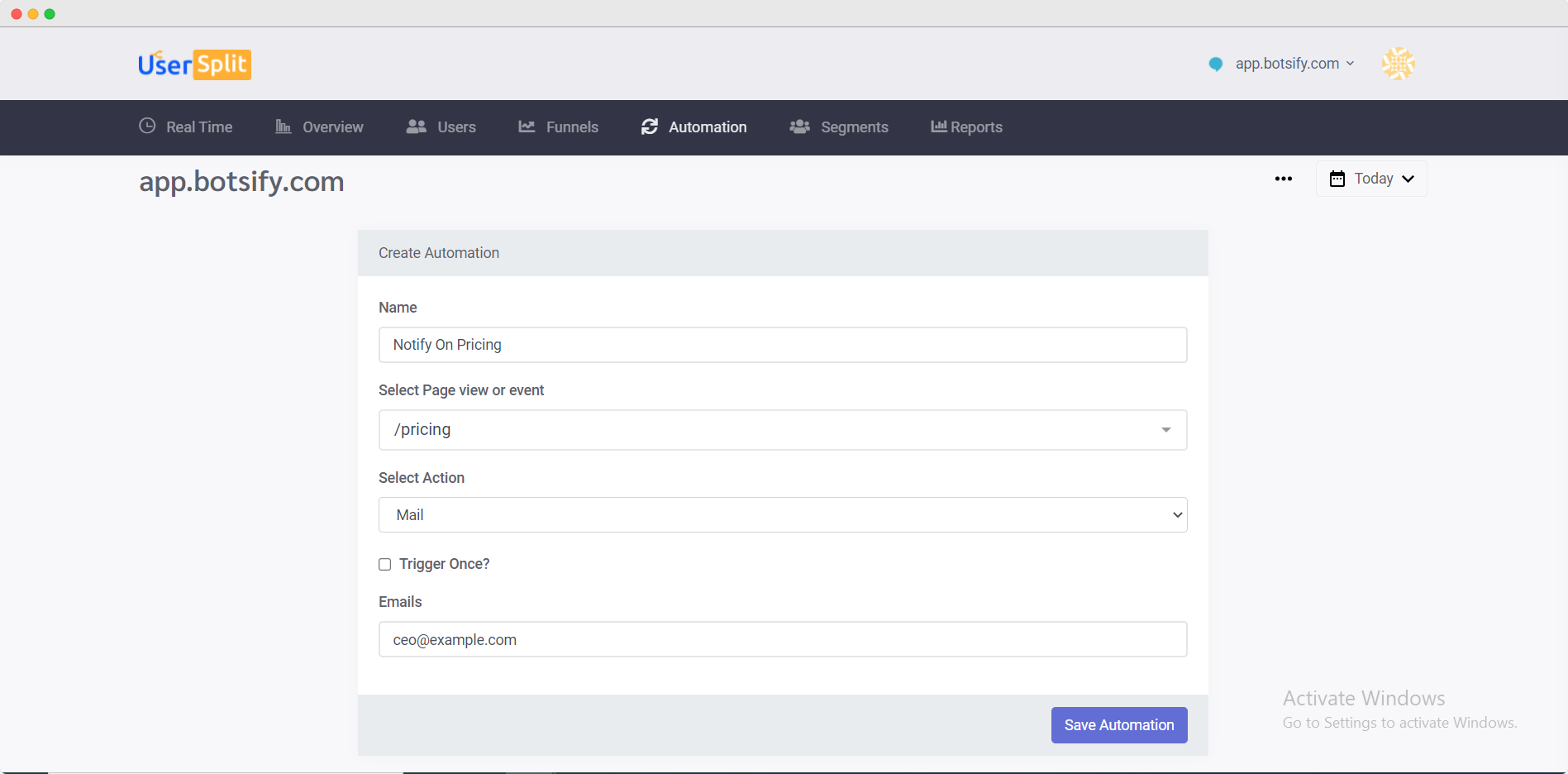 UserSplit gallery image