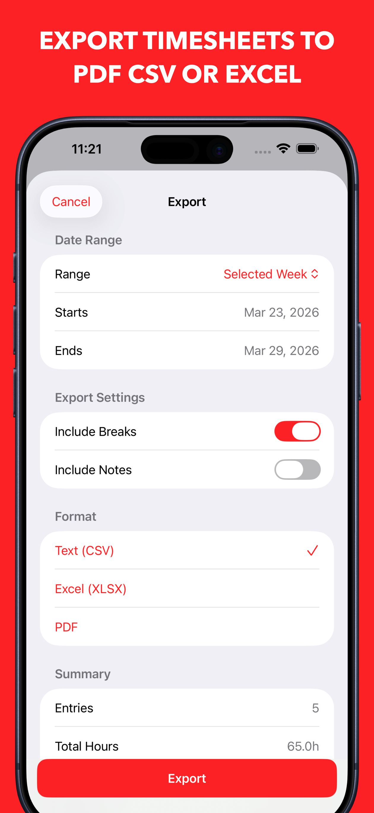 HourLog gallery image