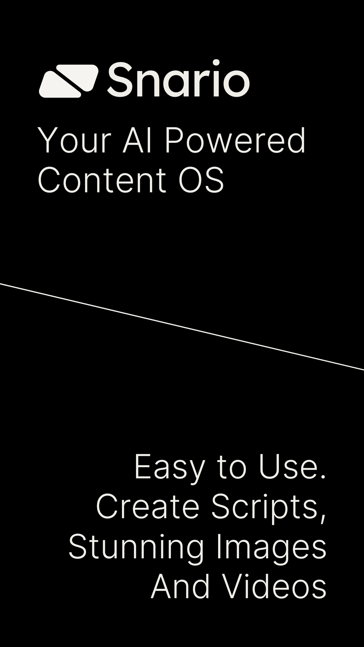 Snario - AI Content OS media 1