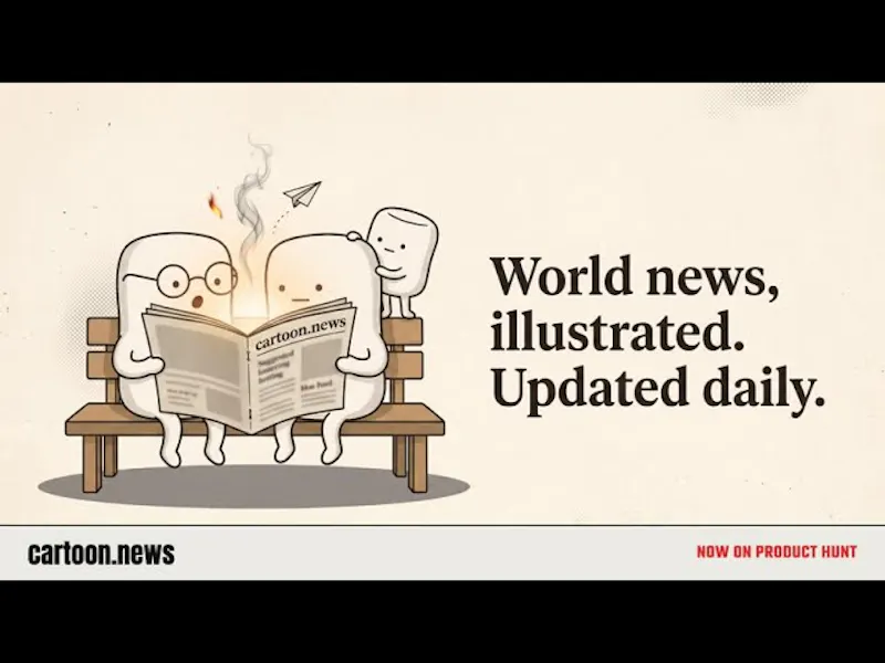 Cartoon News — Your Daily News Comic screenshot 1 (video preview)